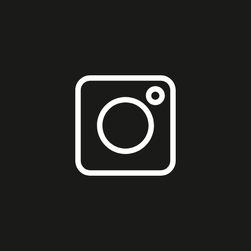 Instagram Icon in schwarz-weiß, sehr einfach gehalten.